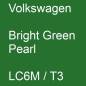 Preview: Volkswagen, Bright Green Pearl, LC6M / T3.